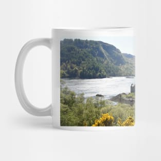 Eilean Donan Castle on a summer afternoon  in the Highlands of Scotland Mug